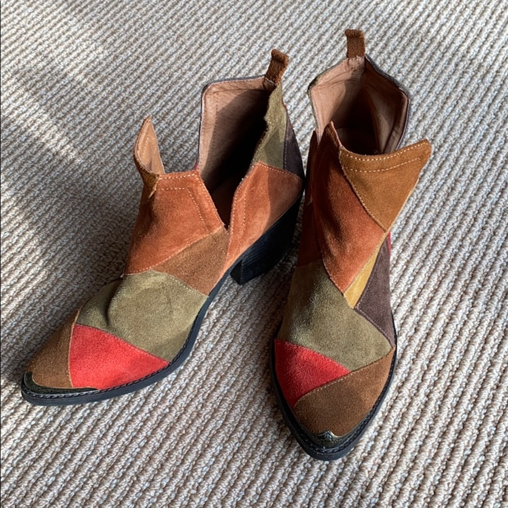 Jeffrey Campbell Patched Boots